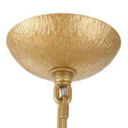 Uttermost Seville Textured Gold 9 Light Chandelier