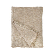 Pom Pom at Home Brentwood Natural Boucle Throw Blanket ~ 50”  x 70”
