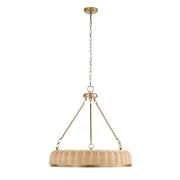 Uttermost Ladakh Woven Cane 9 Light Pendant