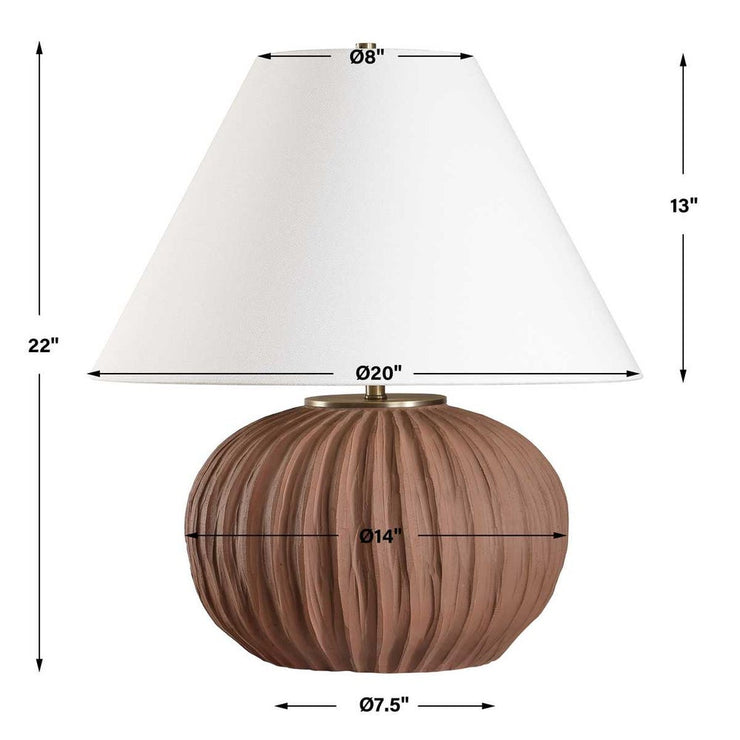 Uttermost Keoghan Deep Organic Finishes Table Lamp