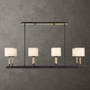 Uttermost Franconia Matte Black 8 Light Pendant