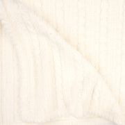 Kashwere Baby Ultra Plush Crème Cable Knit Baby Blanket