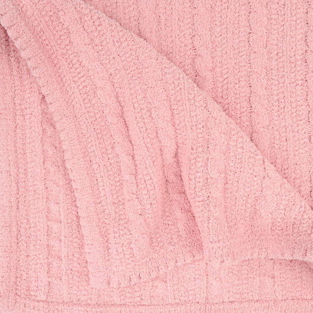 Kashwere Baby Ultra Plush Blossom Cable Knit Baby Blanket