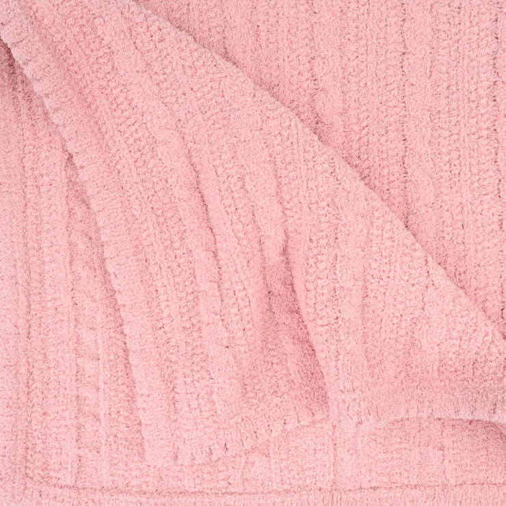 Kashwere Baby Ultra Plush Blossom Cable Knit Baby Blanket