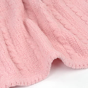 Kashwere Baby Ultra Plush Blossom Cable Knit Baby Blanket