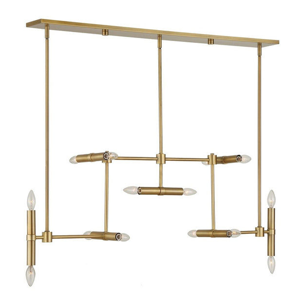 Uttermost Cadre Antique Brass 14 Light Pendant
