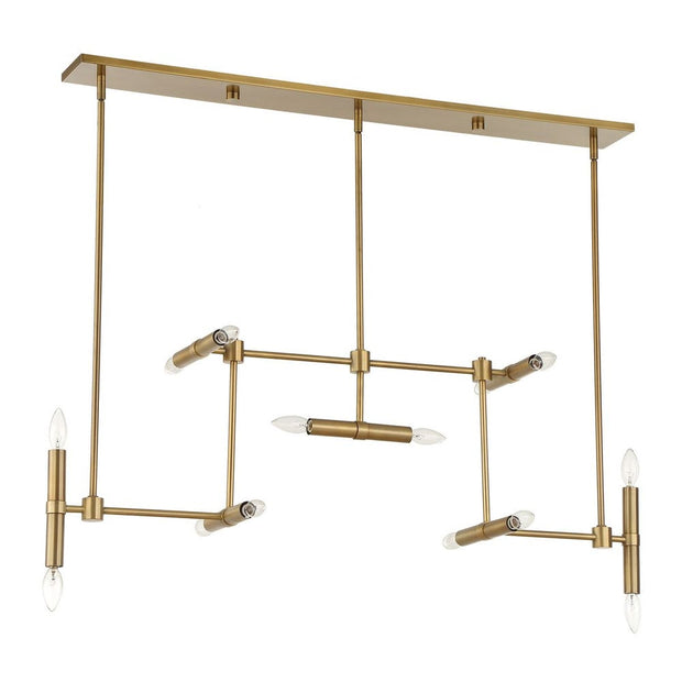 Uttermost Cadre Antique Brass 14 Light Pendant