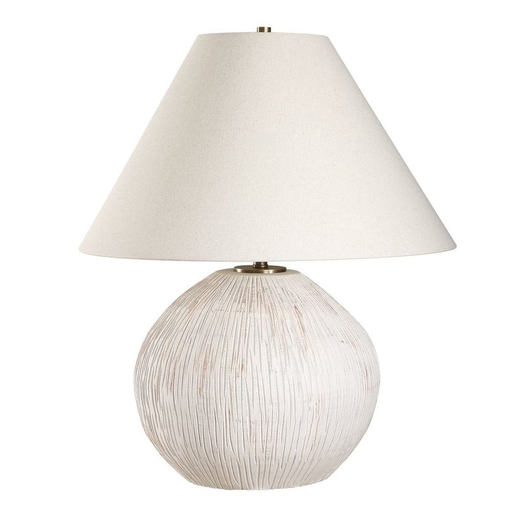 Uttermost Meryl Table Lamp With Off White Linen Fabric