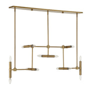 Uttermost Cadre Antique Brass 14 Light Pendant