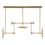 Uttermost Cadre Antique Brass 14 Light Pendant
