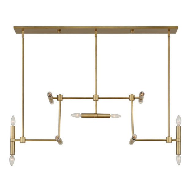 Uttermost Cadre Antique Brass 14 Light Pendant