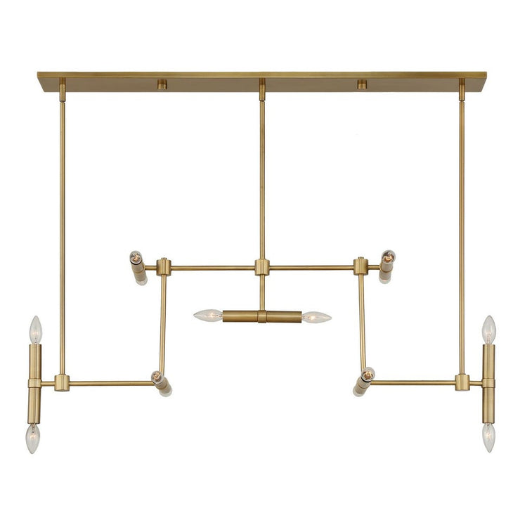 Uttermost Cadre Antique Brass 14 Light Pendant