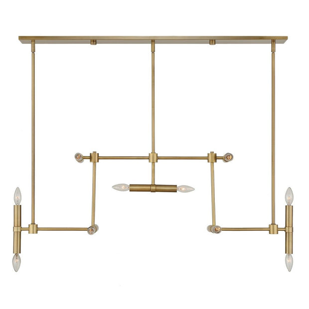 Uttermost Cadre Antique Brass 14 Light Pendant