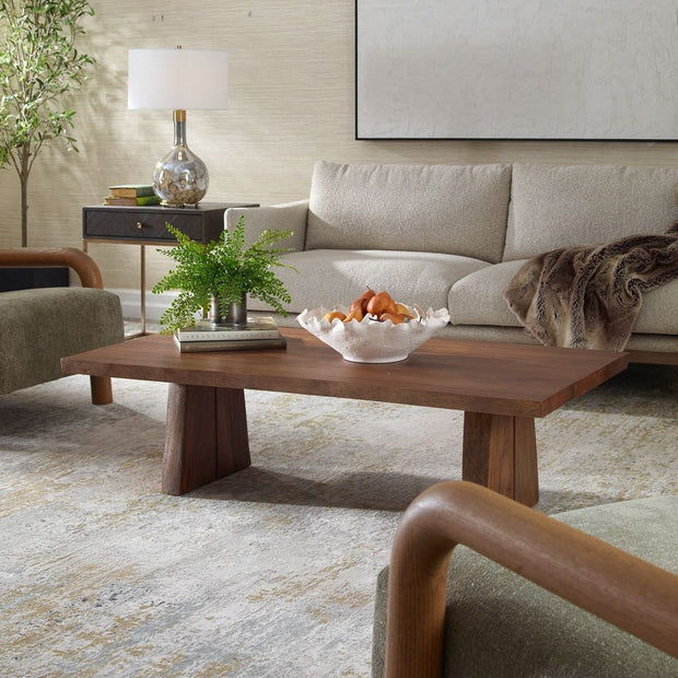 Uttermost Glenmore Suar Wood Live Edge Coffee Table
