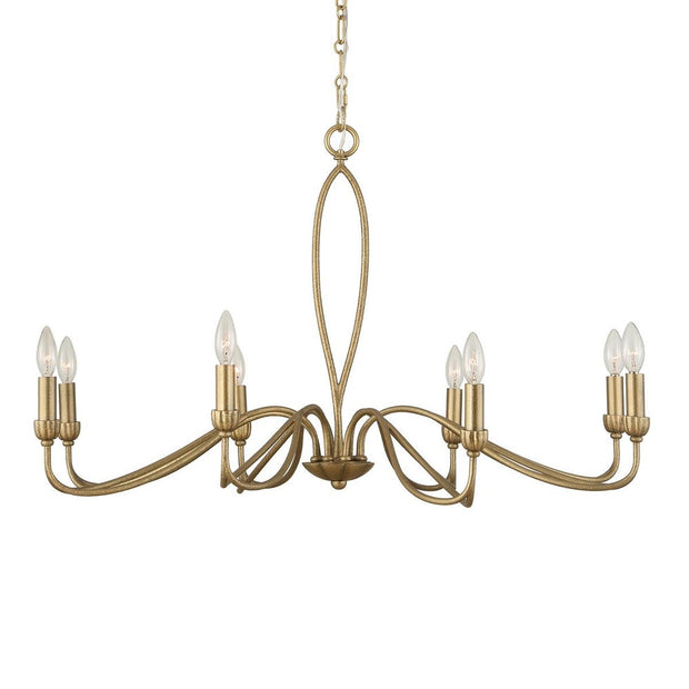 Uttermost Corella Soft Gold 8 Light Chandelier