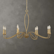 Uttermost Corella Soft Gold 8 Light Chandelier