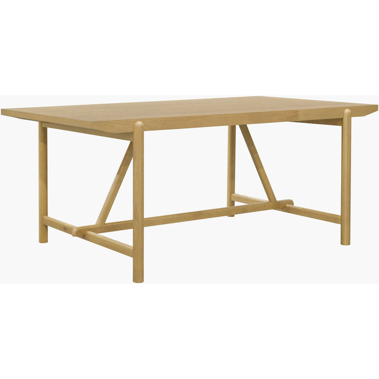 Surya Keating Modern Wheat Oak Dining Table