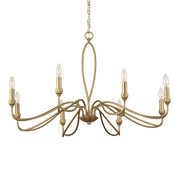 Uttermost Corella Soft Gold 8 Light Chandelier