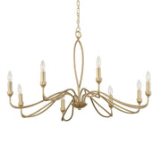 Uttermost Corella Soft Gold 8 Light Chandelier