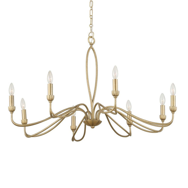 Uttermost Corella Soft Gold 8 Light Chandelier
