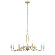 Uttermost Corella Soft Gold 8 Light Chandelier