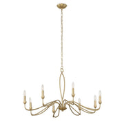 Uttermost Corella Soft Gold 8 Light Chandelier