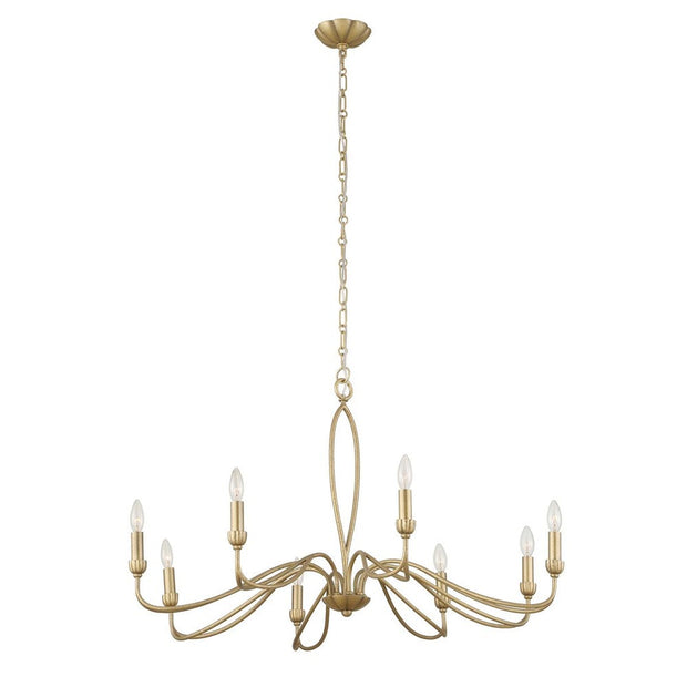 Uttermost Corella Soft Gold 8 Light Chandelier