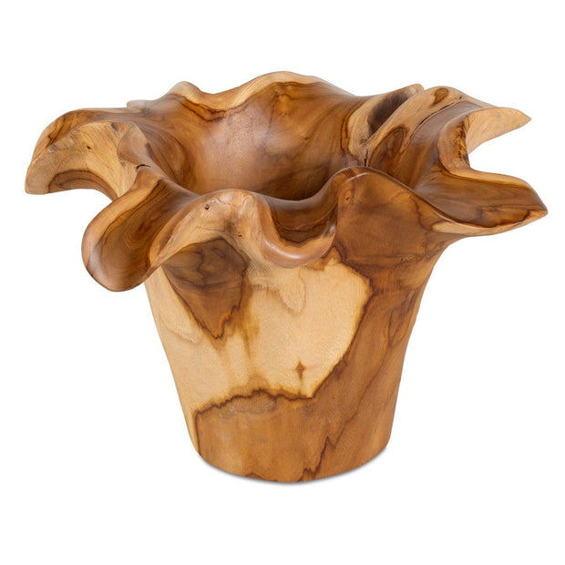 Uttermost Teak Flow Natural Wood Bowl Indoor and Outdoor Use