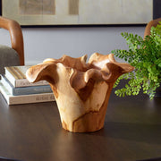 Uttermost Teak Flow Natural Wood Bowl Indoor and Outdoor Use
