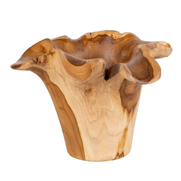 Uttermost Teak Flow Natural Wood Bowl Indoor and Outdoor Use