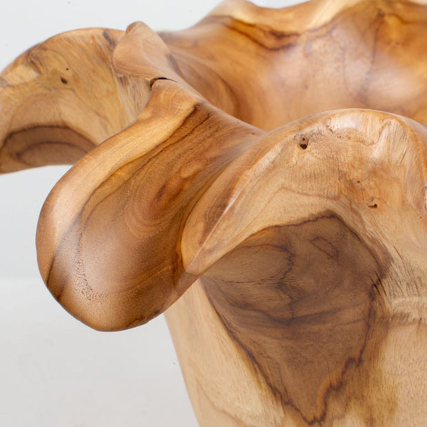 Uttermost Teak Flow Natural Wood Bowl Indoor and Outdoor Use