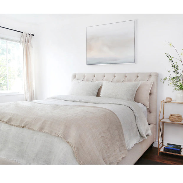 Pom Pom at Home Laurel Stonewashed Linen Oversized Throw Blanket ~ Available in 3 Colors