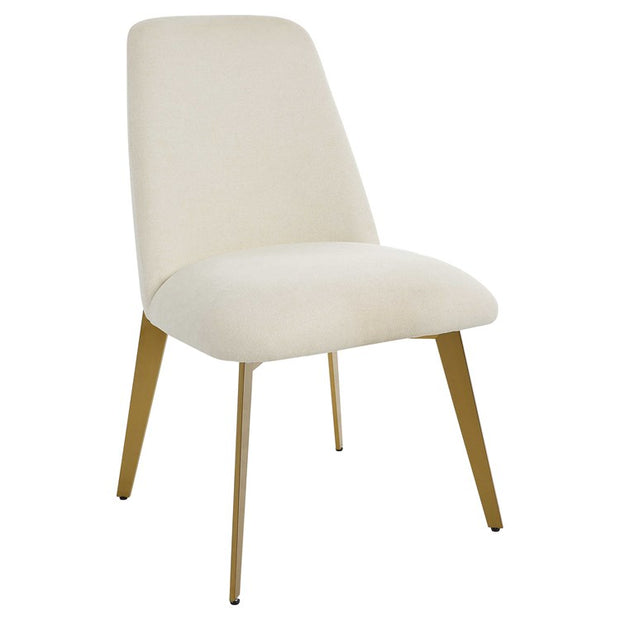 Uttermost Vantage White Frost Upholstered Dining Chair