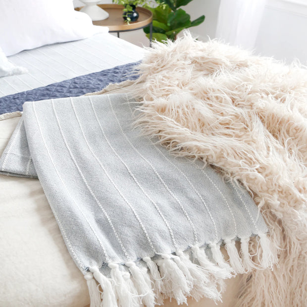 Pom Pom at Home Henley Striped Throw Blanket ~ Available in 2 Colors