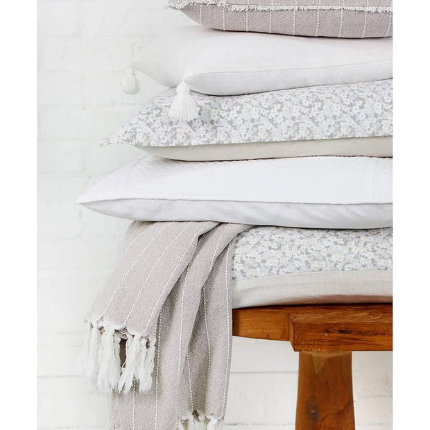 Pom Pom at Home Henley Hand Woven Striped Pillow with Insert ~ 20 x 20 ~ Available in 2 Colors