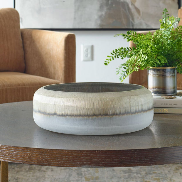 Uttermost Ombra Bowl With Soothing Gradient Finish
