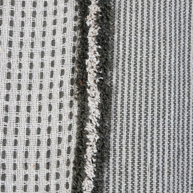 Pom Pom at Home Jagger Ivory and Moss Oversized Throw Blanket ~ 60” x 90”