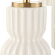 Uttermost Vanier 5 Ceramic White Linear Light Pendant