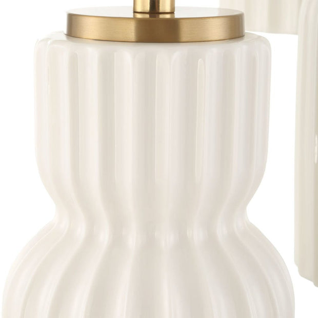 Uttermost Vanier 5 Ceramic White Linear Light Pendant