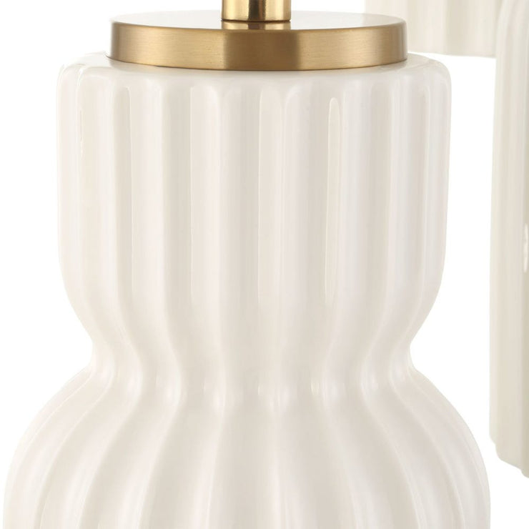 Uttermost Vanier 5 Ceramic White Linear Light Pendant