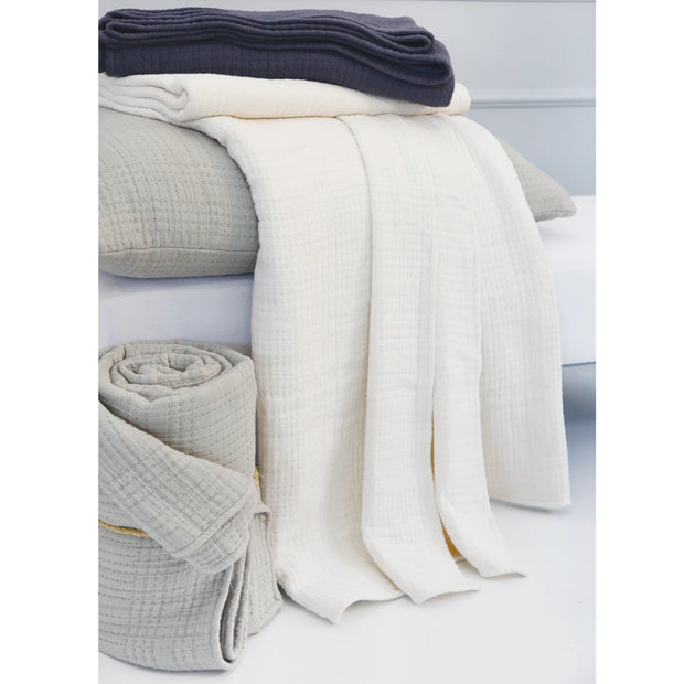 Pom Pom at Home Arrowhead Cream Blanket