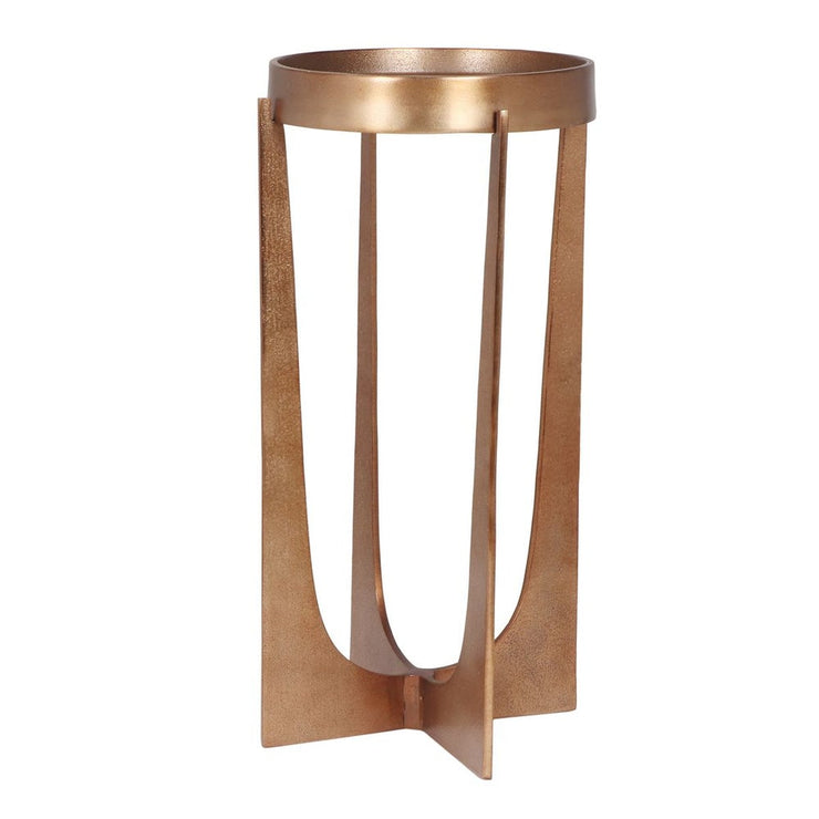 Casa Bella Living Old Brass Antique Accent Table