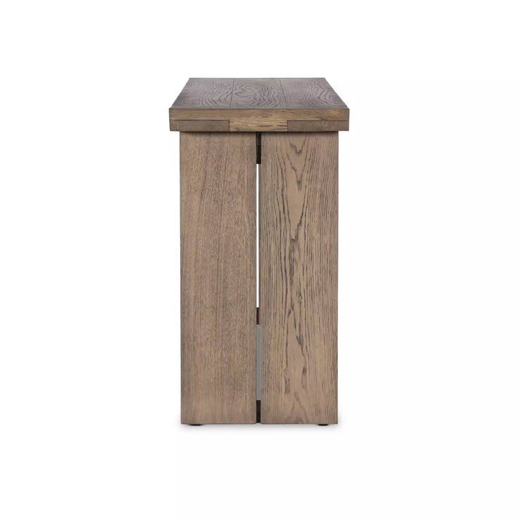 Four Hands Warby Worn Oak Console Table