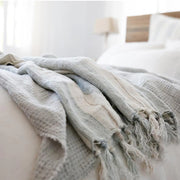Pom Pom at Home Laguna Linen Striped Throw Blanket ~ Available in 2 Colors