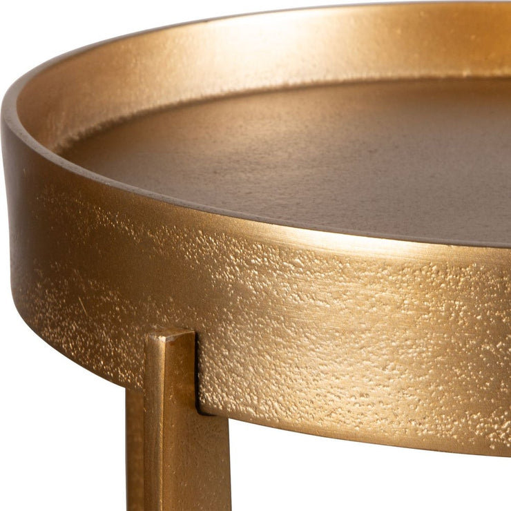 Casa Bella Living Old Brass Antique Accent Table