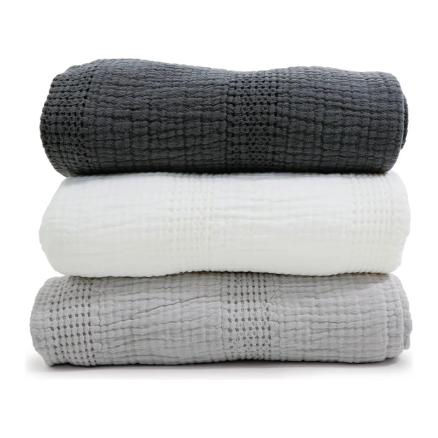 Pom Pom at Home Nantucket Oversized Throw Blanket ~ Available in 3 Colors