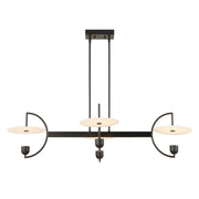 Uttermost Kyoto Alabaster Disks 4 Light LED Chandelier
