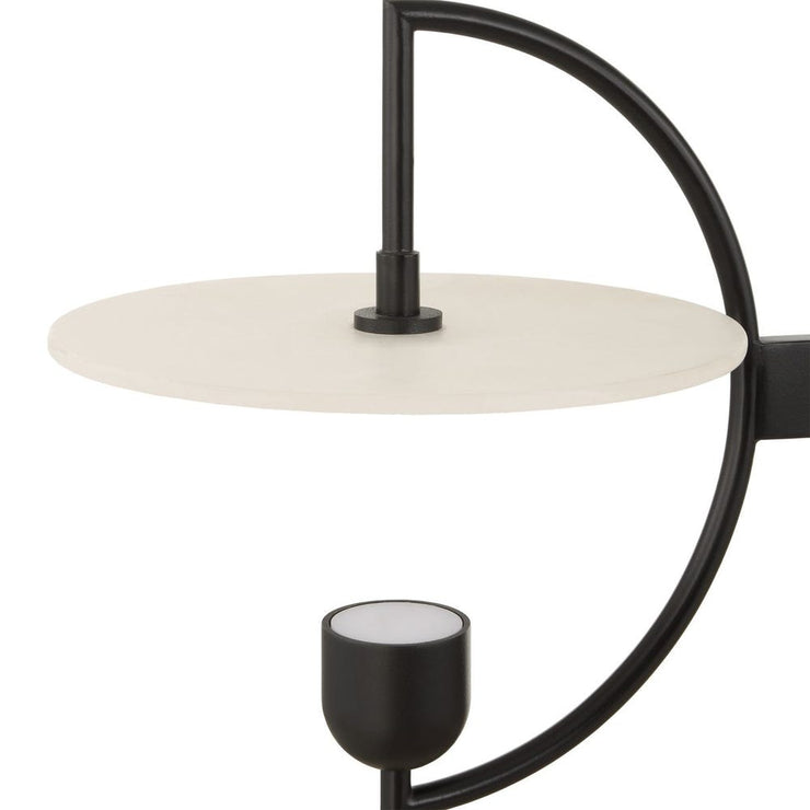 Uttermost Kyoto Alabaster Disks 4 Light LED Chandelier