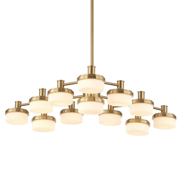 Uttermost Wedge 12 Light LED Chandelier