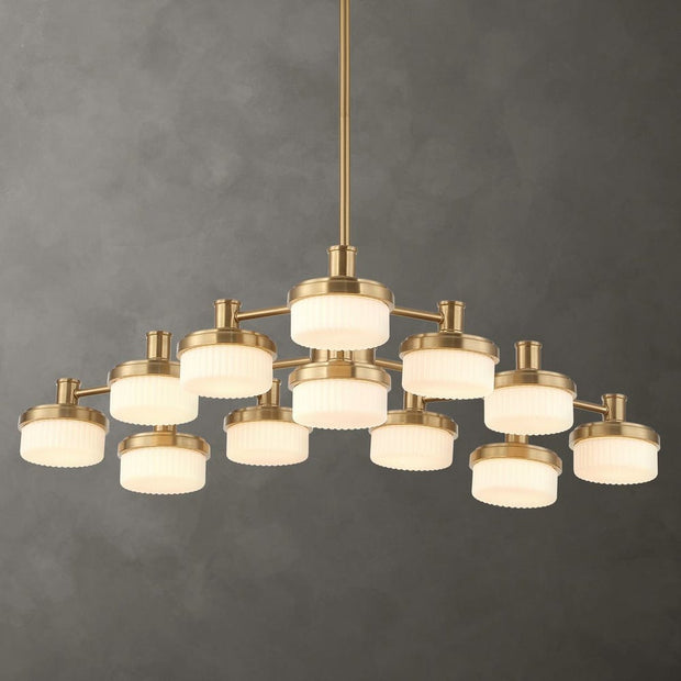 Uttermost Wedge 12 Light LED Chandelier